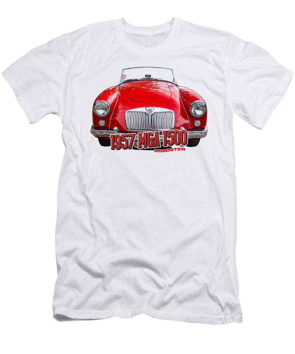 1957 Mga 1500 Roadster Gestalt Imagery T-Shirt
