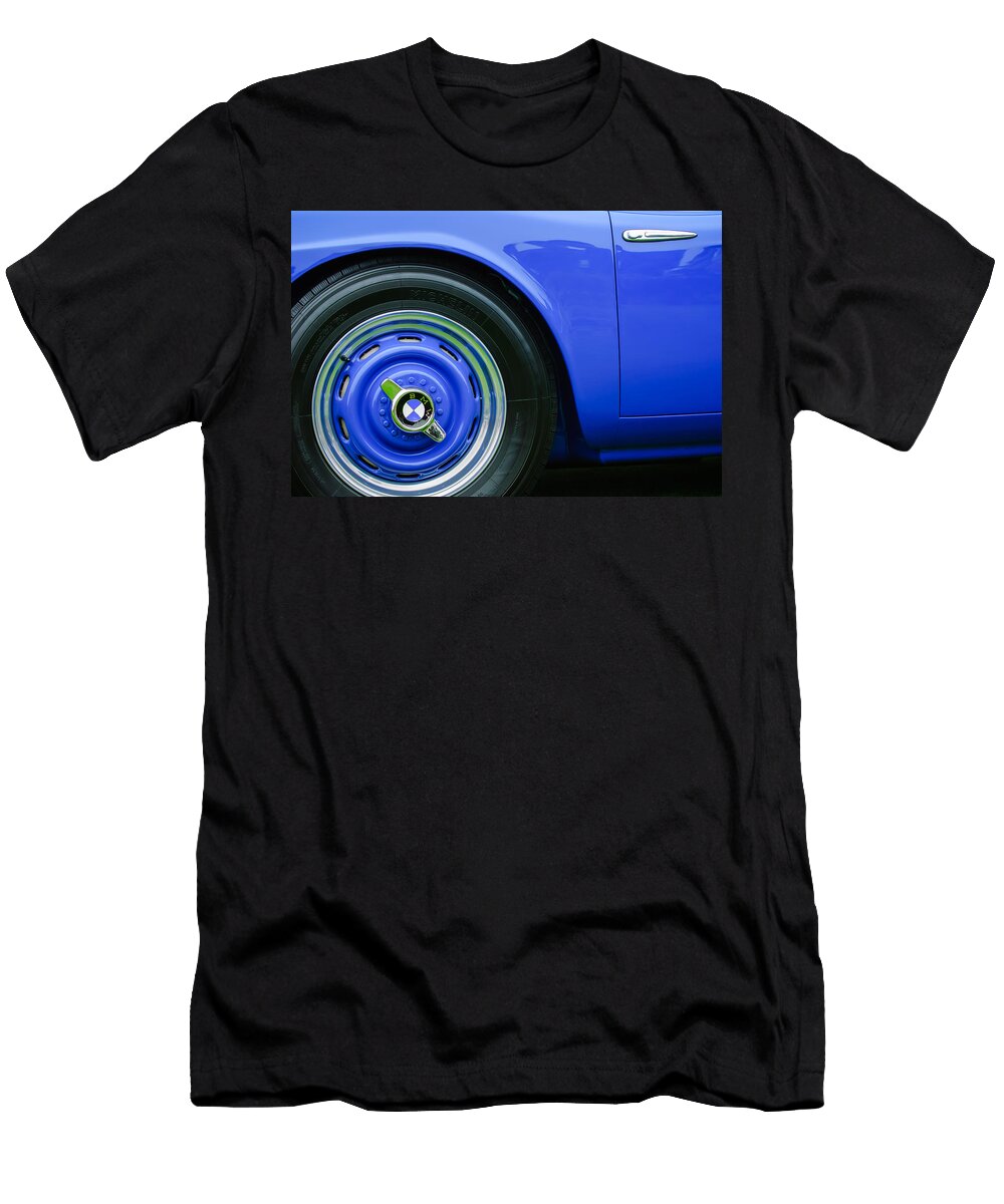 1958 BMW 507 Series Ii Roadster Wheel Emblem 2391c Jill Reger T-Shirt