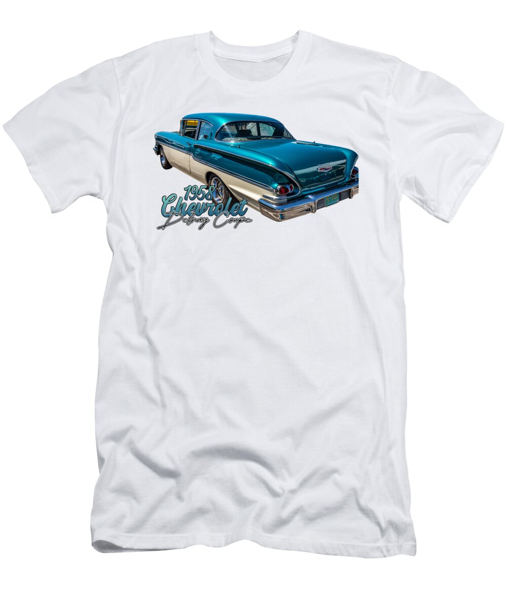 1958 Chevrolet Delray Coupe Coupe Gestalt Imagery T-Shirt