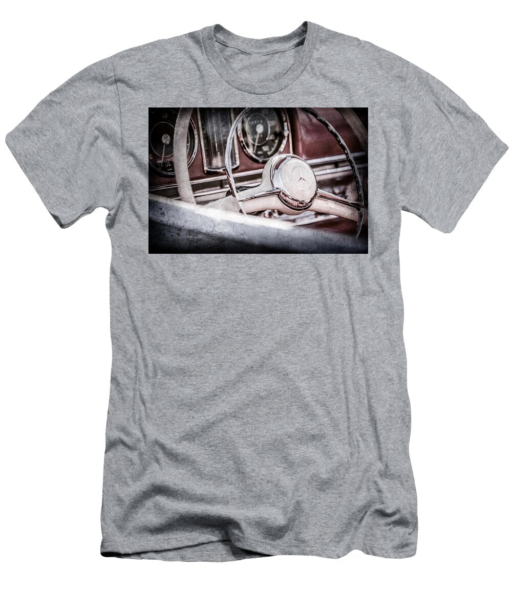 1958 Mercedes Benz 300sl Roadster Steering Wheel 1131ac Jill Reger T-Shirt