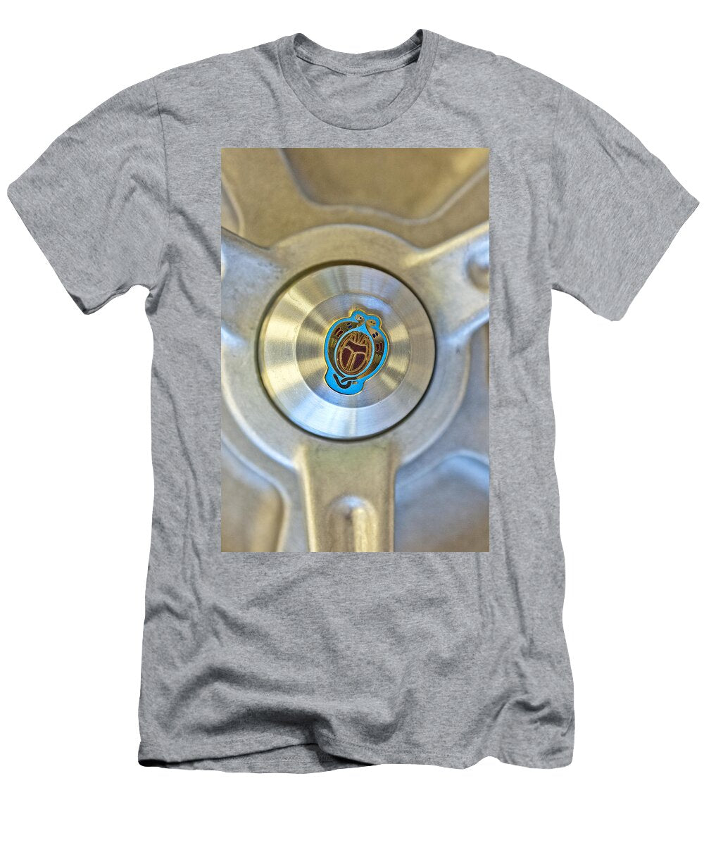 1958 Scarab Roadster Wheel Emblem Jill Reger T-Shirt