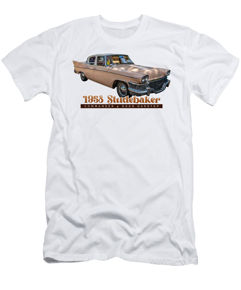 1958 Studebaker Commander 4 Door Hardtop Gestalt Imagery T-Shirt