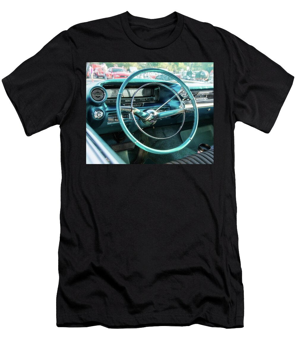 1959 Cadillac Sedan Deville Series 62 Dashboard Jon Woodhams T-Shirt