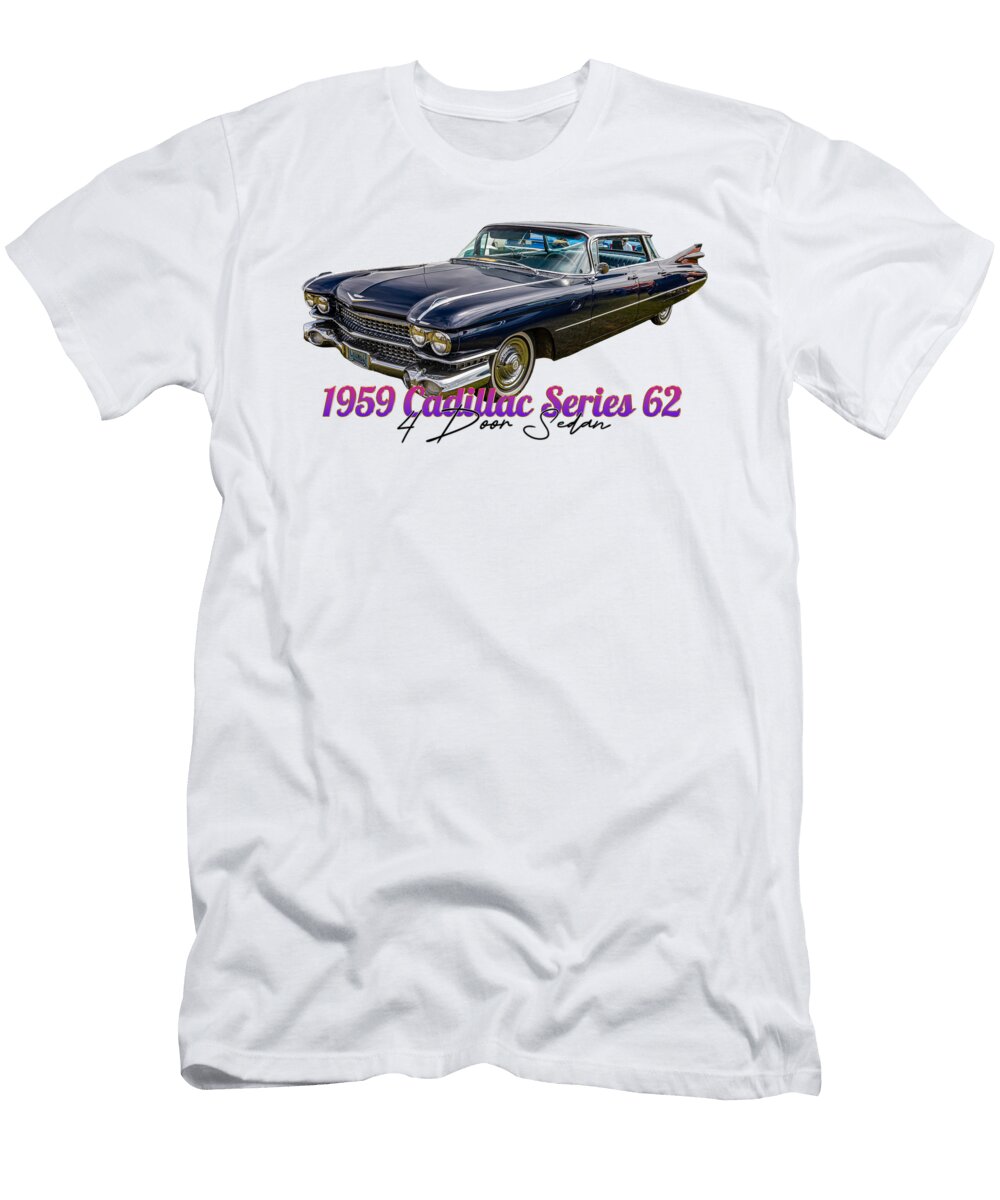 1959 Cadillac Series 62 4 Door Sedan Gestalt Imagery T-Shirt