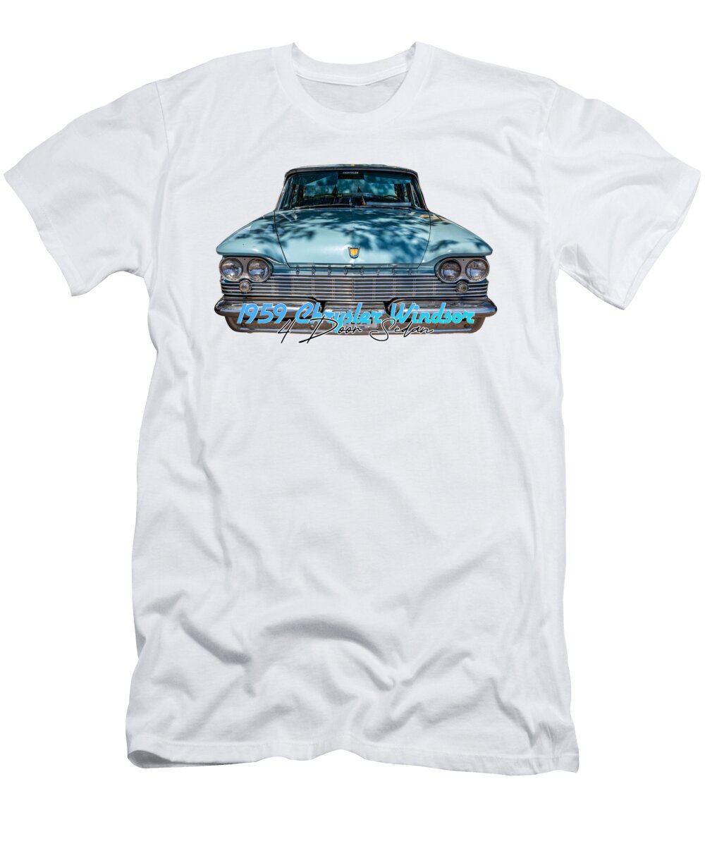 1959 Chrysler Windsor 4 Door Sedan Gestalt Imagery T-Shirt