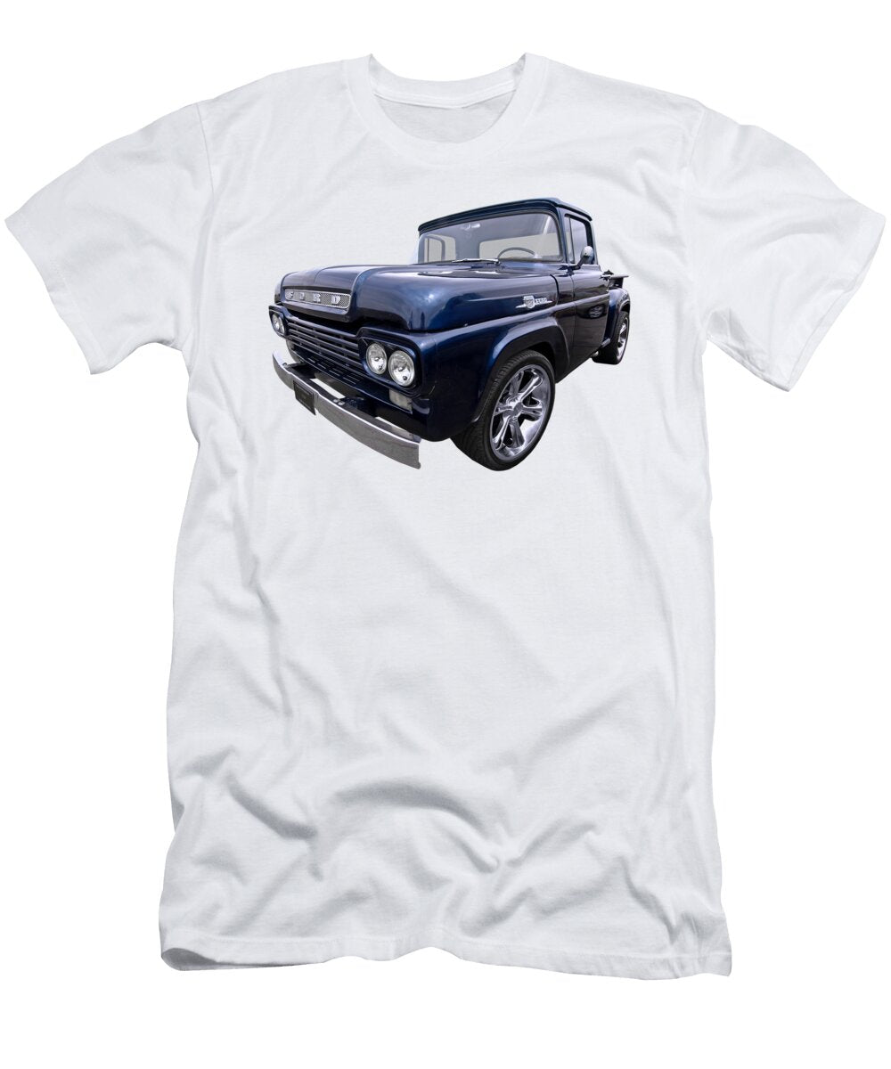 1959 Ford F100 Dark Blue Pickup Gill Billington T-Shirt