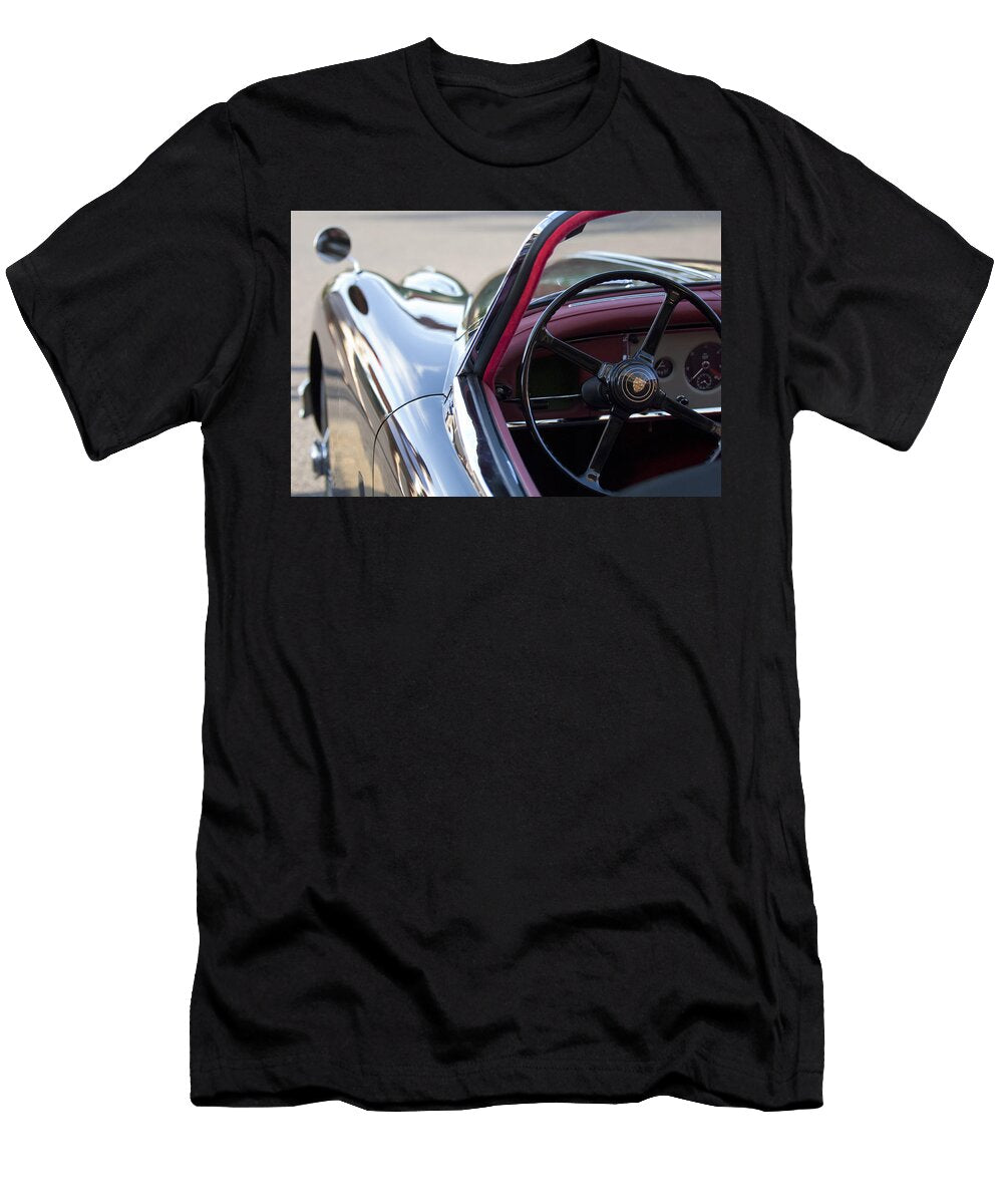 1959 Jaguar S Roadster Steering Wheel 2 Jill Reger T-Shirt