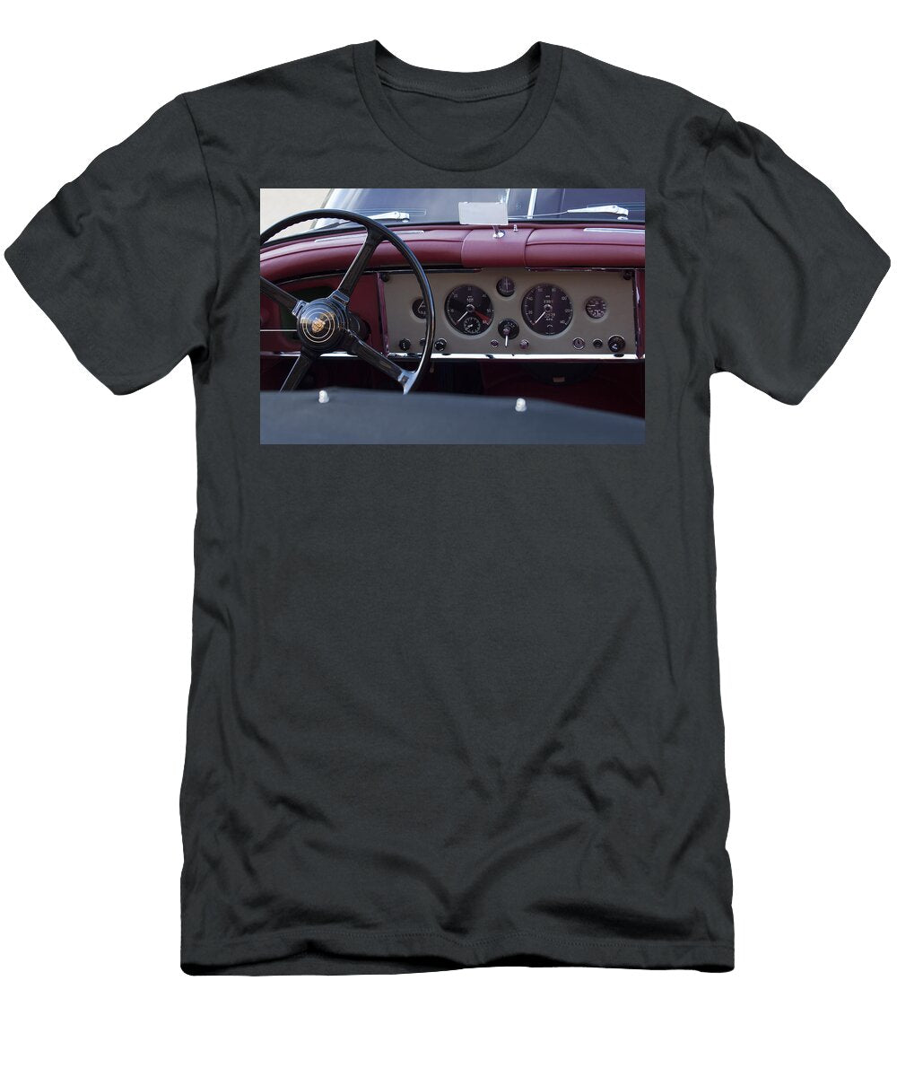 1959 Jaguar S Roadster Steering Wheel Jill Reger T-Shirt