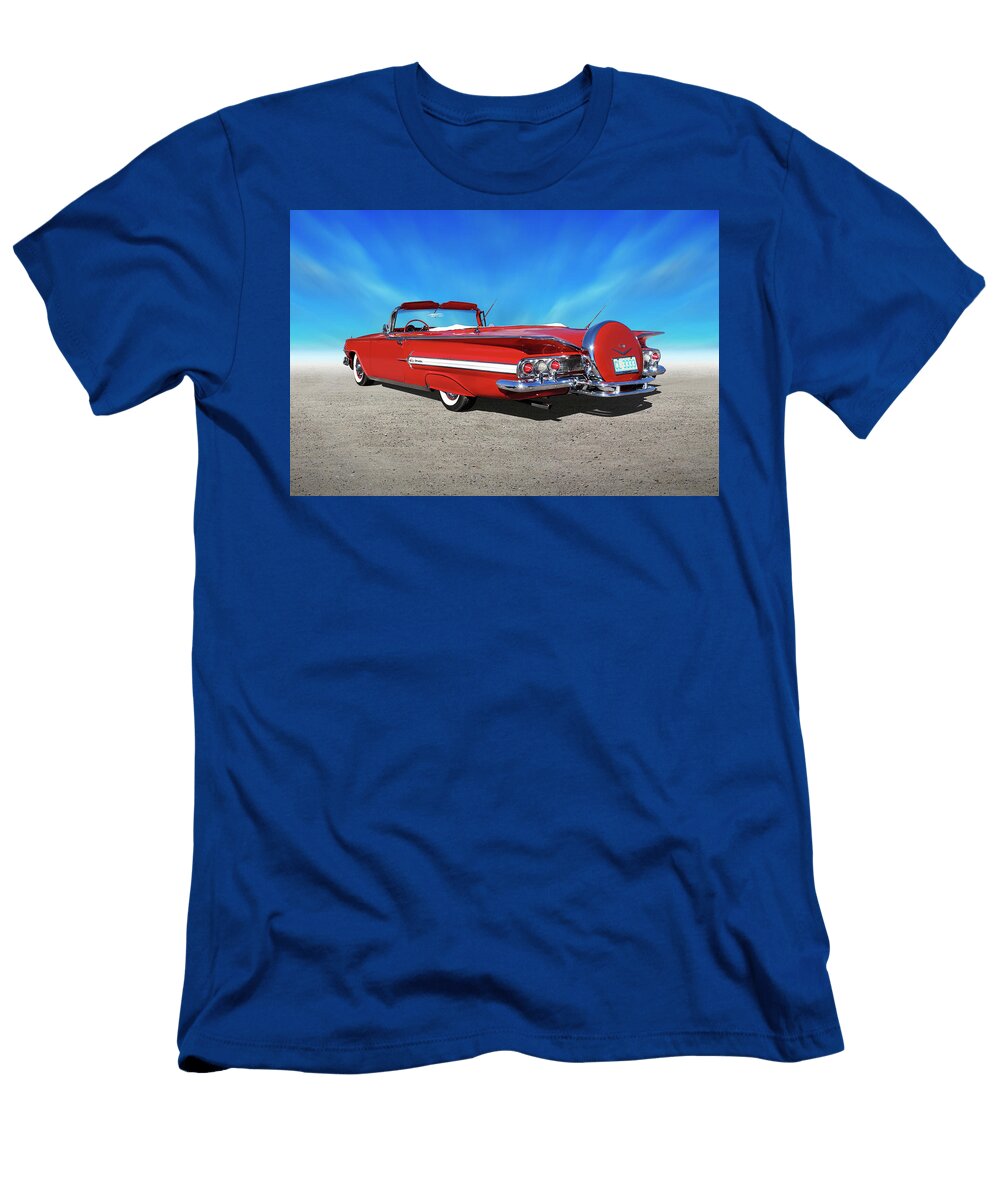 1960 Chevy Impala Convertible Mike Mcglothlen T-Shirt