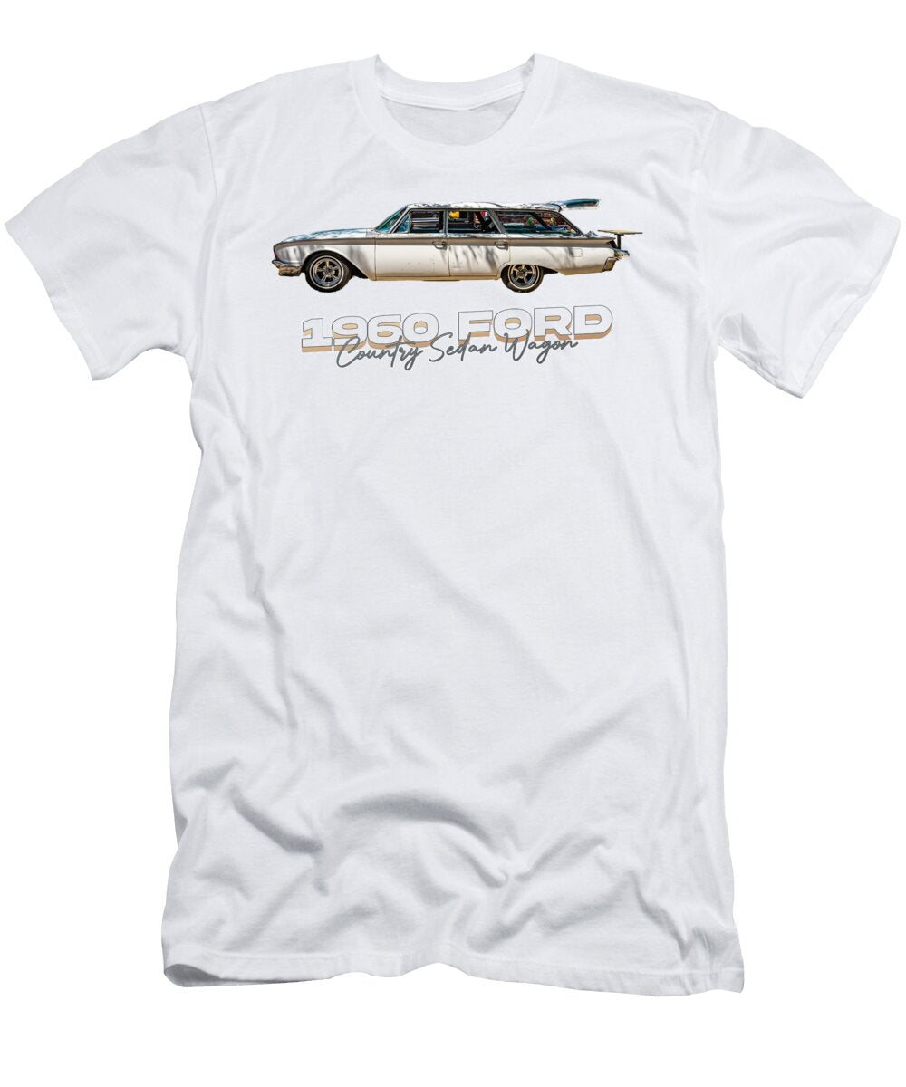1960 Ford Country Sedan Wagon Gestalt Imagery T-Shirt