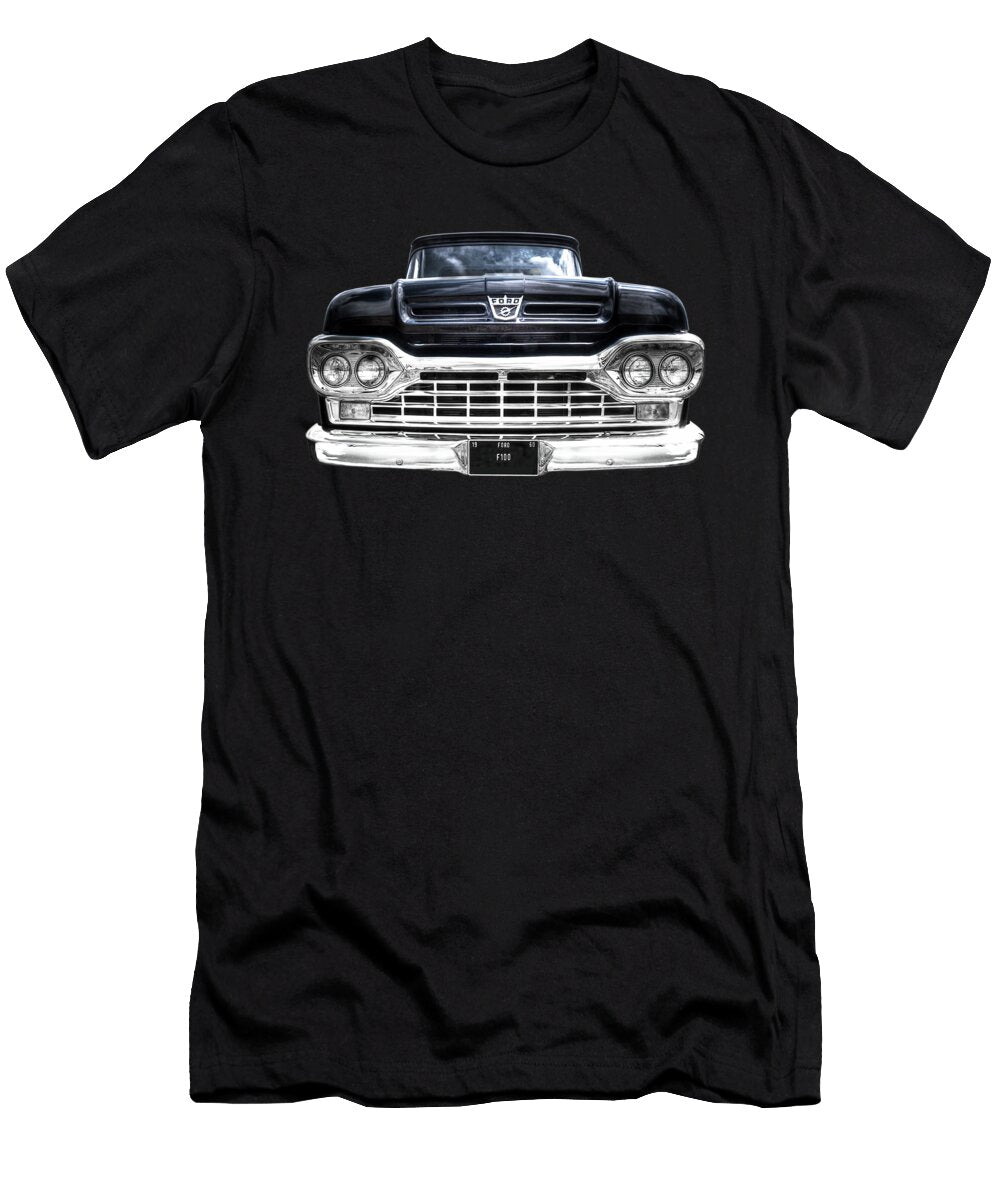 1960 Ford F100 Pick Up Head on Gill Billington T-Shirt