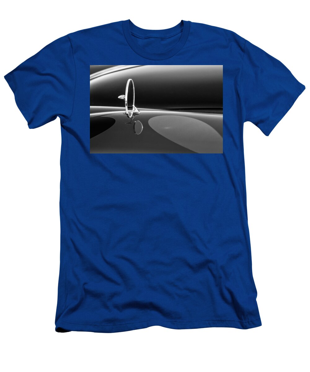 1960 Jaguar Xk150 Roadster Side View Mirror 0553bw Jill Reger T-Shirt