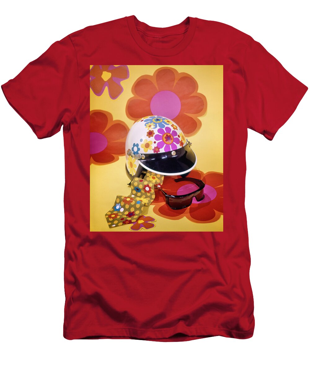 1960s 1970s Motorcycle Motor Scooter Vintage Images T-Shirt