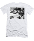 1960s Overhead View of Cars and Buses Vintage Images T-Shirt