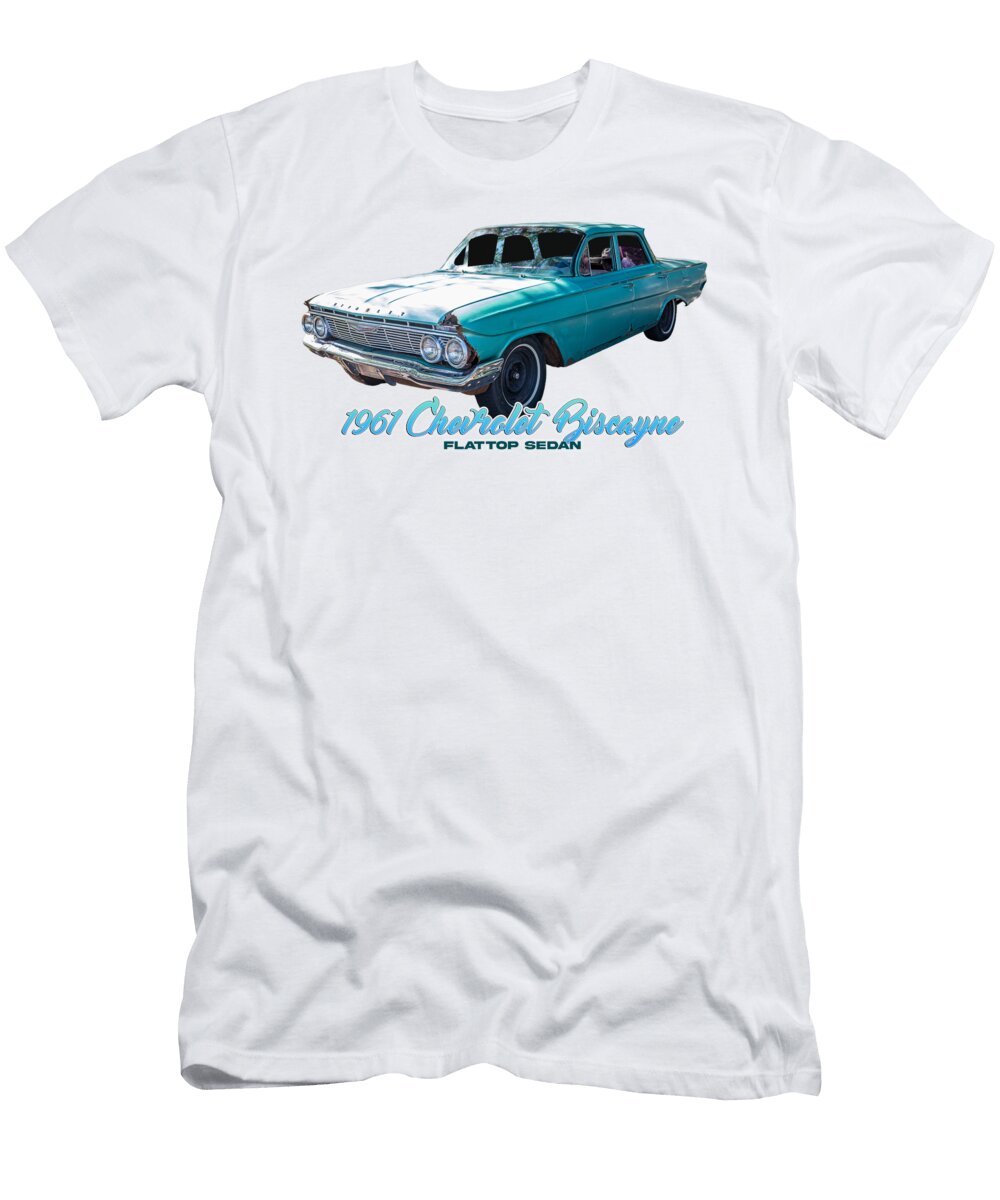 1961 Chevrolet Biscayne Flattop Sedan Gestalt Imagery T-Shirt