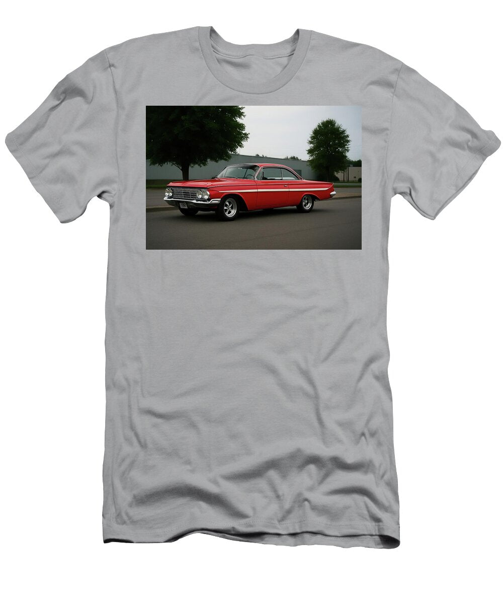 1961 Chevrolet Impala Red Bubble Top Cathy Anderson T-Shirt