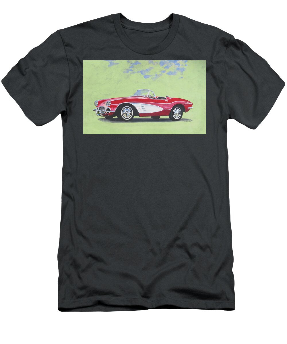 1961 Corvette Eye Candy Dave Tobaben T-Shirt