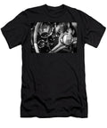 1961 Mercedes Benz 190 Sl Roadster Steering Wheel 0855bw Jill Reger T-Shirt