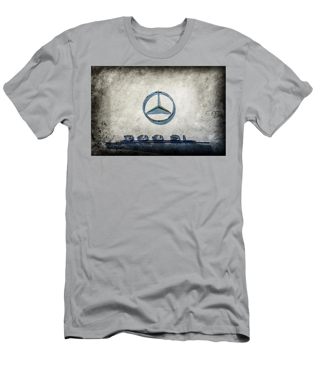 1961 Mercedes Benz 300sl Roadster Emblem 0585ac Jill Reger T-Shirt