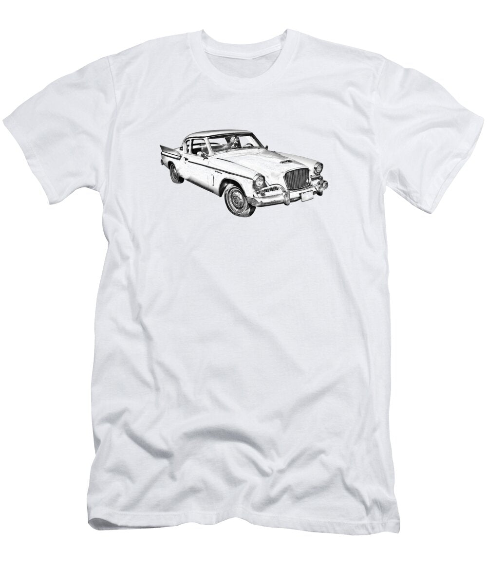 1961 Studebaker Hawk Coupe Illustration Keith Webber Jr T-Shirt