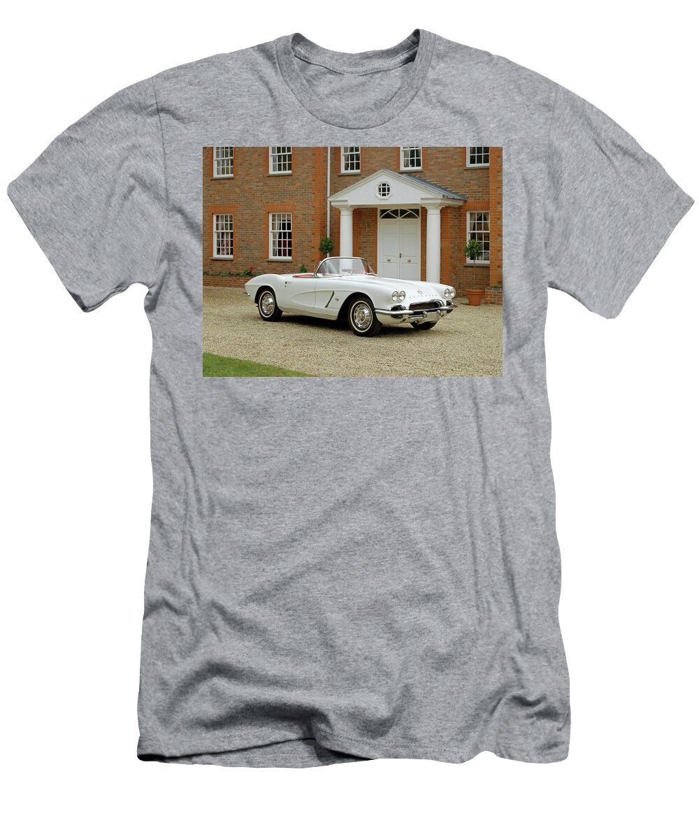 1962 Chevrolet Corvette V8 Convertible Panoramic Images T-Shirt