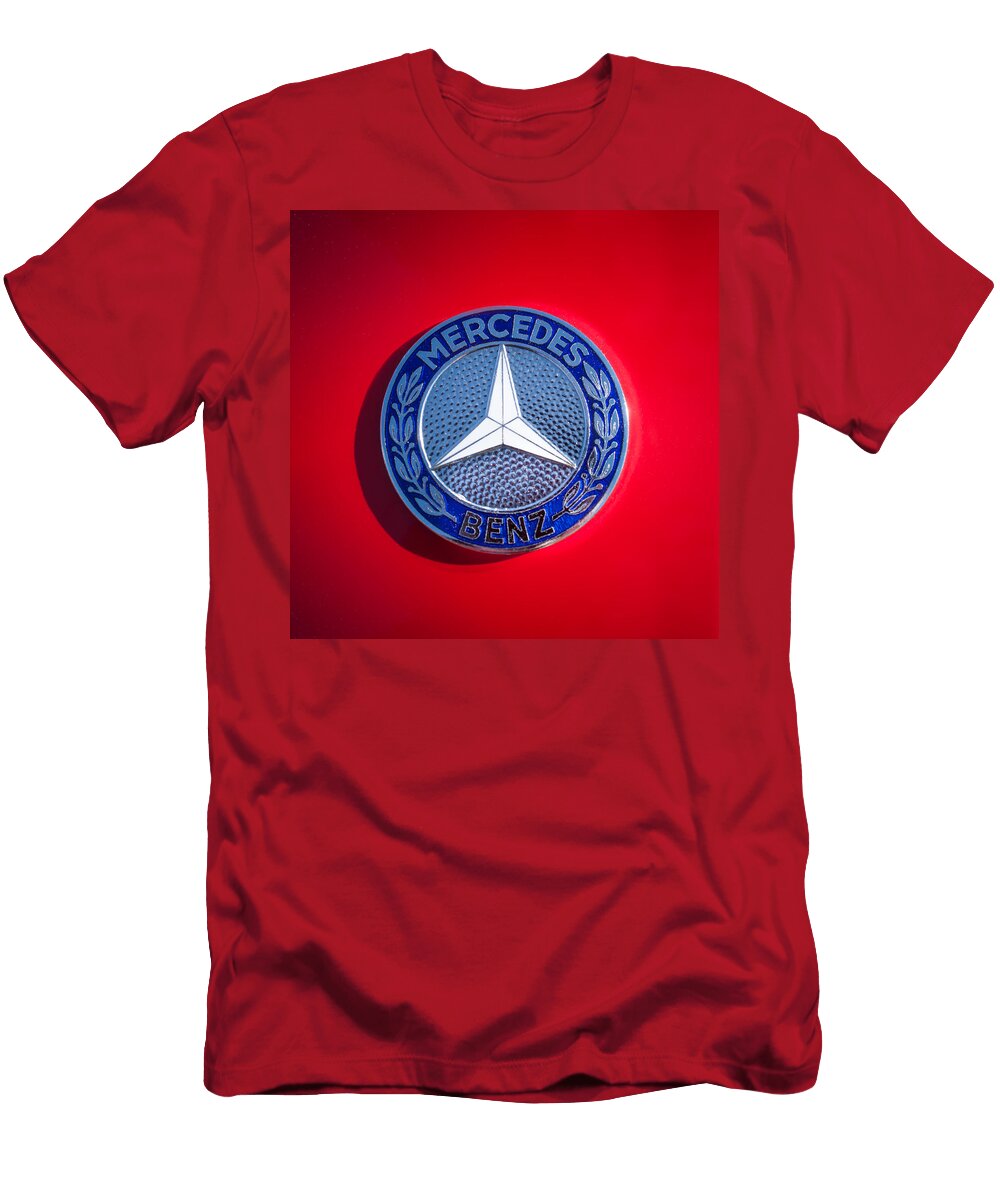 1962 Mercedes Benz 300sl Roadster Emblem 0382c Jill Reger T-Shirt