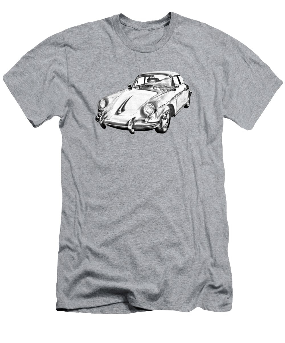 1962 Porsche 356 E Illustration Keith Webber Jr T-Shirt