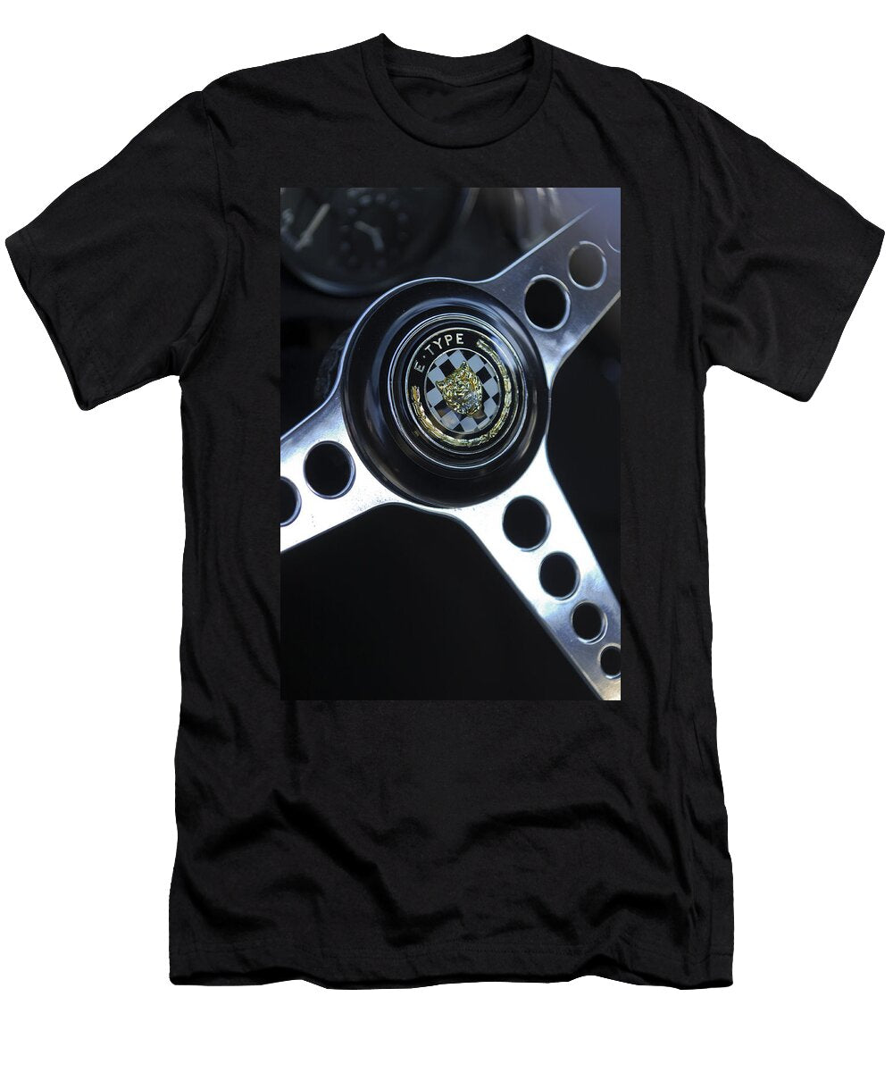 1963 Jaguar Xke Roadster Steering Wheel Jill Reger T-Shirt