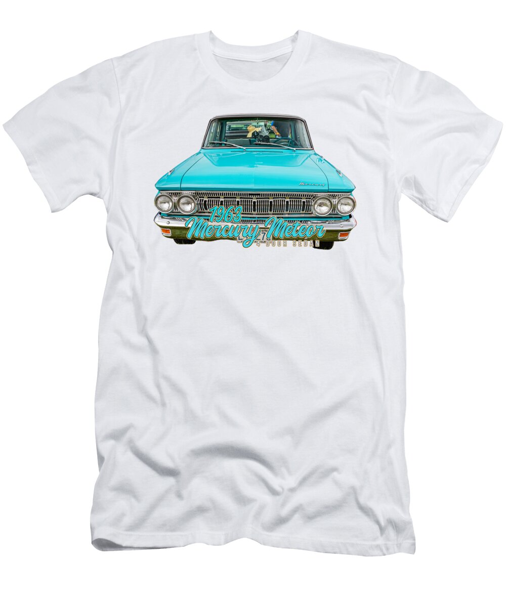 1963 Mercury Meteor 4 Door Sedan Gestalt Imagery T-Shirt