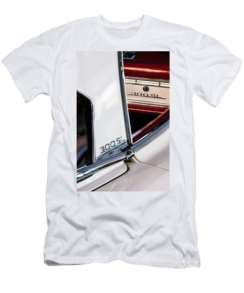 1963mercedes Benz 300 Sl Roadster Emblems Jill Reger T-Shirt