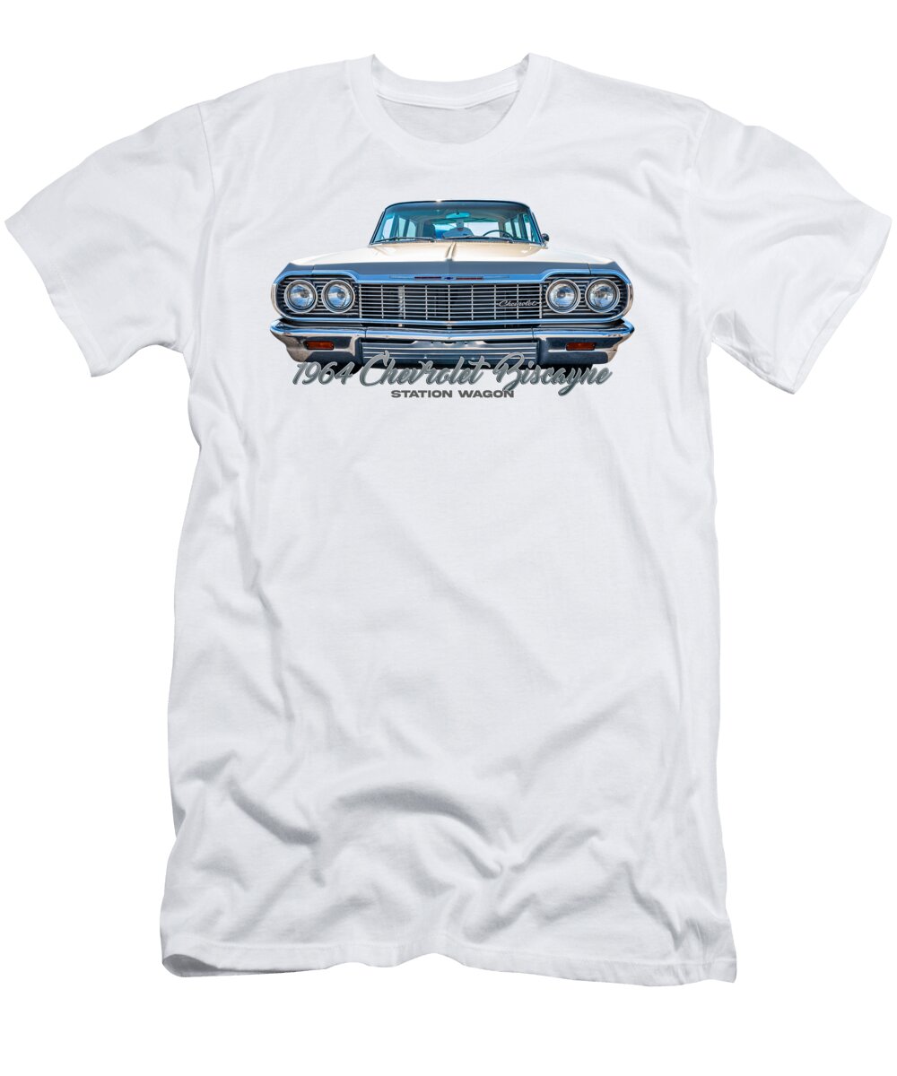 1964 Chevrolet Biscayne Station Wagon Gestalt Imagery T-Shirt