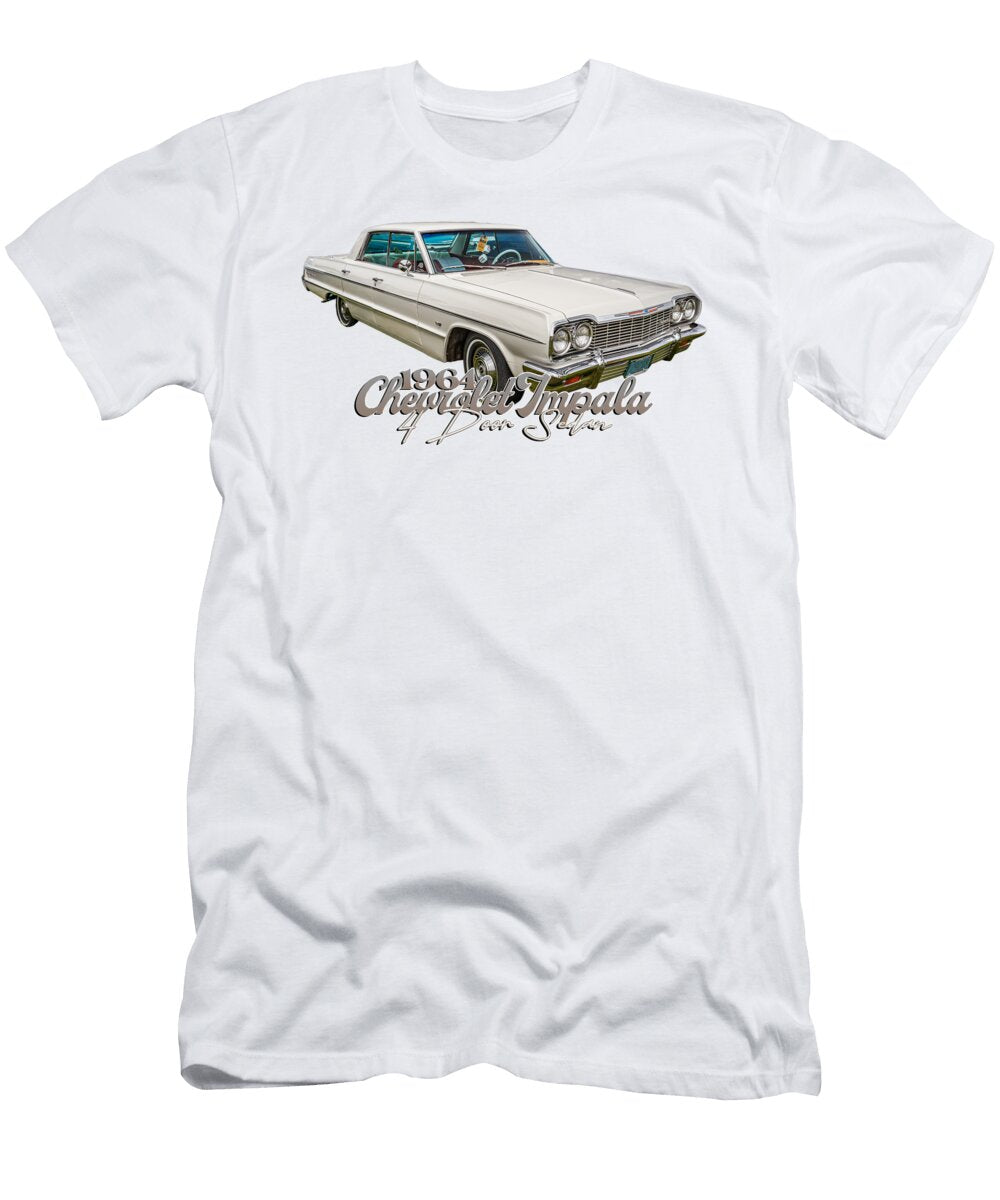 1964 Chevrolet Impala 4 Door Sedan Gestalt Imagery T-Shirt