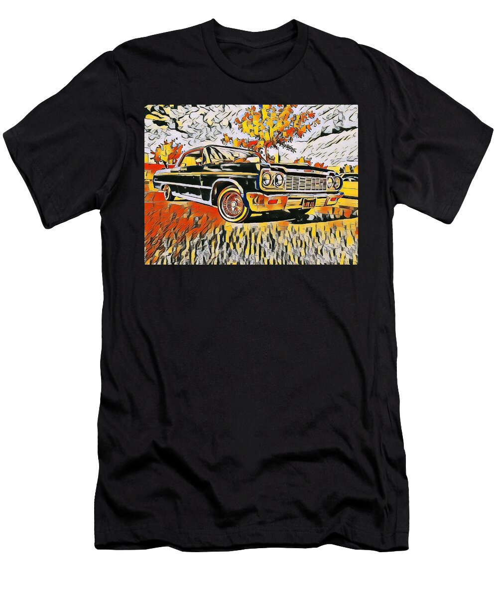 1964 Chevrolet Impala Lowrider Rick Plant T-Shirt