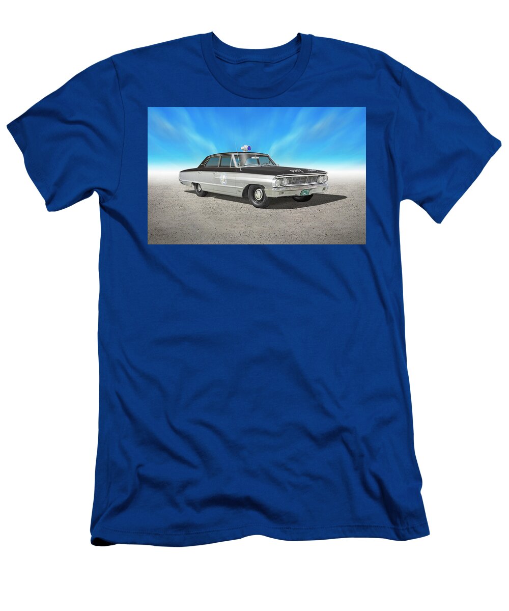 1964 Ford Highway Patrol Car Mike Mcglothlen T-Shirt