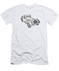 1964 Morgan Plus 4 Convertible Sports Car Illustration Keith Webber Jr T-Shirt