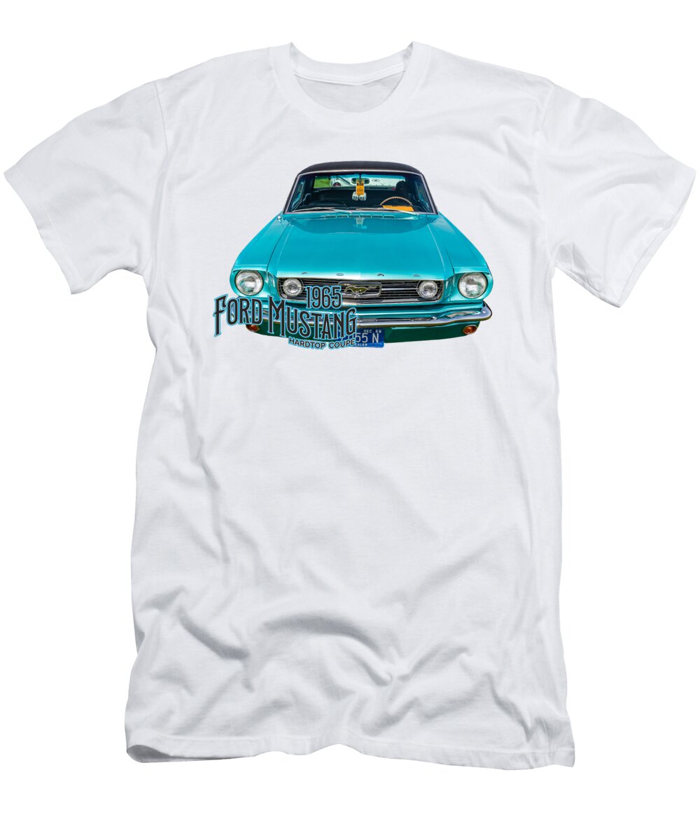 1965 Ford Mustang Hardtop Coupe Gestalt Imagery T-Shirt