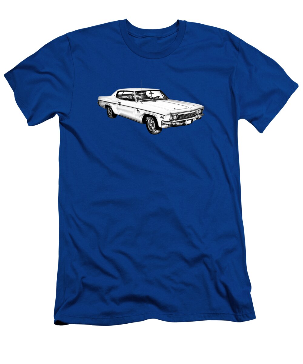 1966 Chevrolet Caprice 427 Car Illustration Keith Webber Jr T-Shirt