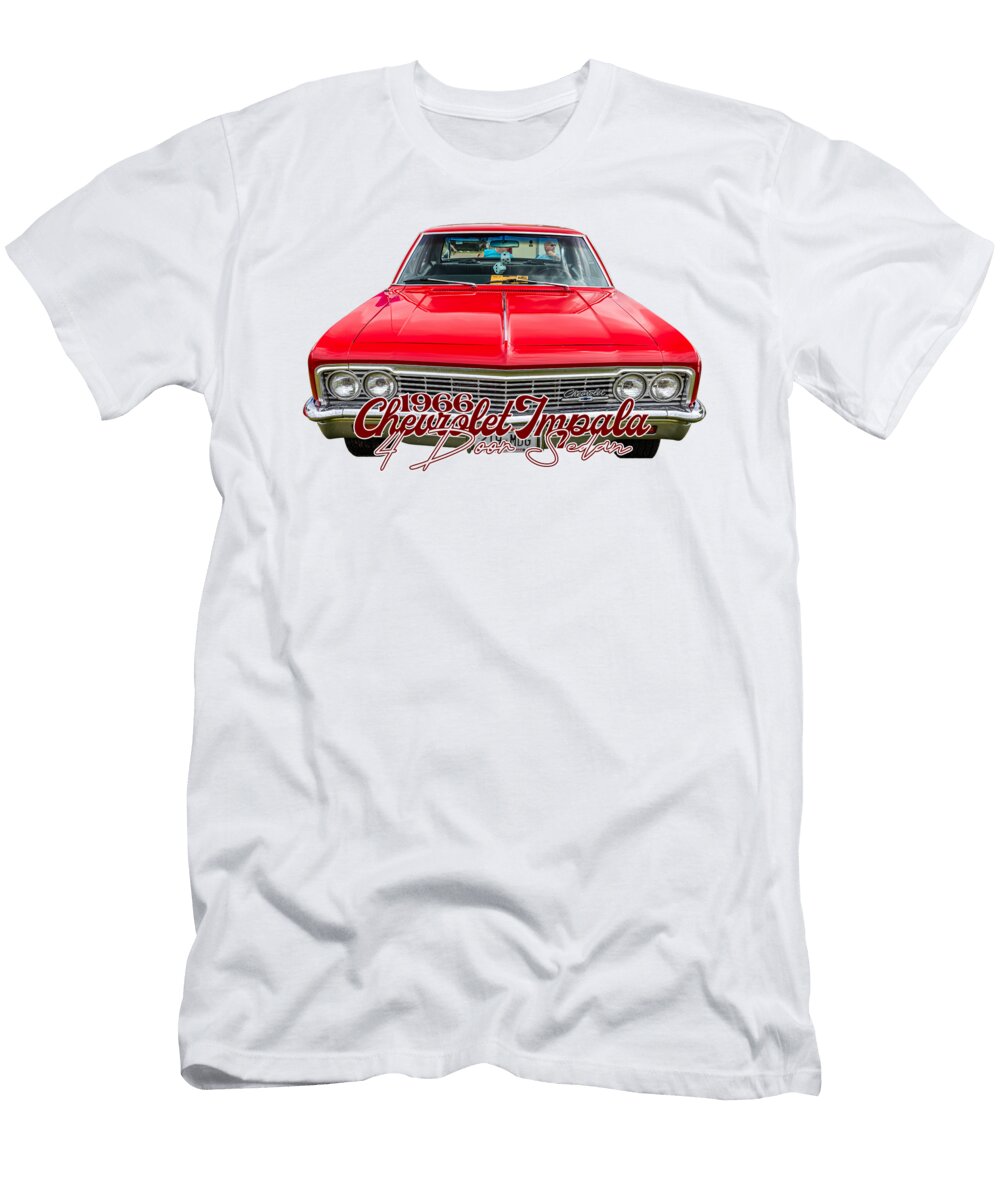 1966 Chevrolet Impala 4 Door Sedan Gestalt Imagery T-Shirt