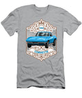1966 Corvette Coupe Blue Muscle Car Art Rudy Edwards T-Shirt