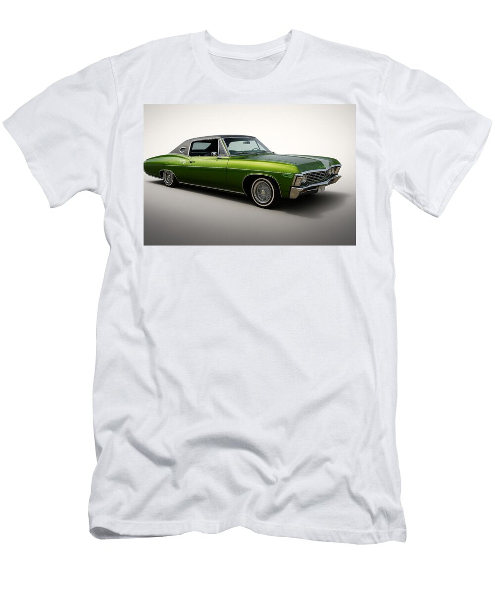 1967 Chevrolet Caprice Custom Coupe Lowrider Green Cathy Anderson T-Shirt
