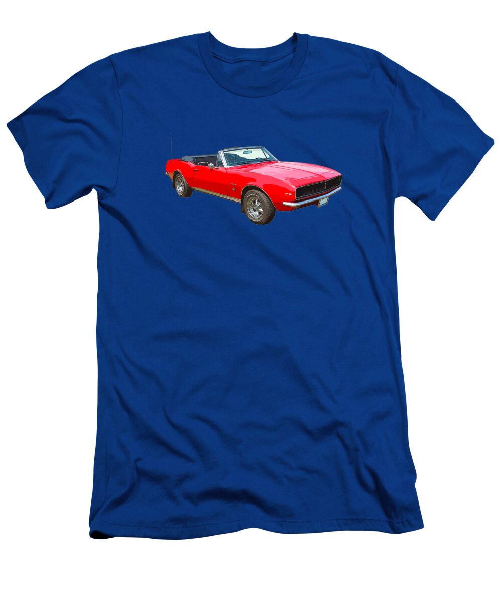1967 Convertible Red Camaro Muscle Car Keith Webber Jr T-Shirt