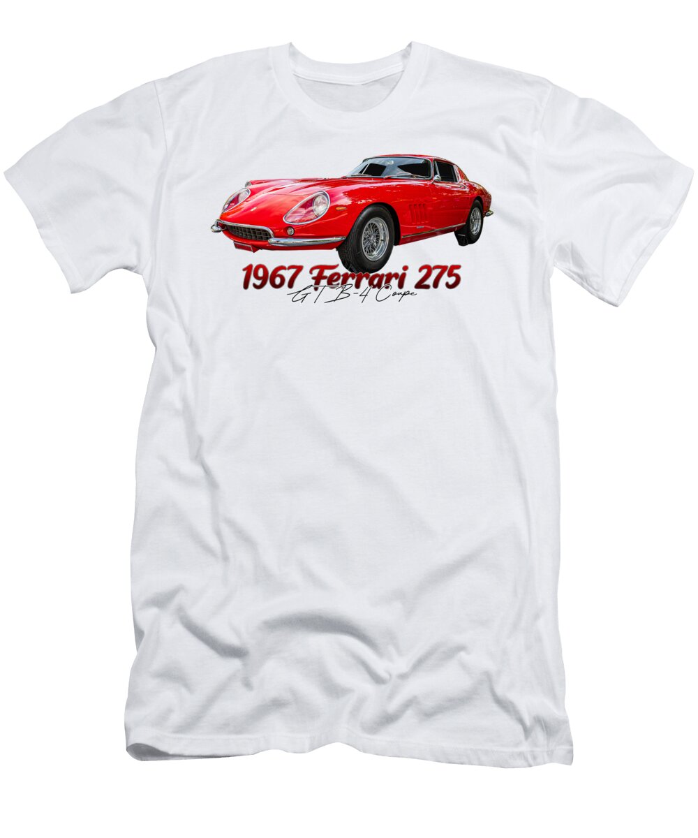 1967 Ferrari 275 Gtb4 Coupe Gestalt Imagery T-Shirt