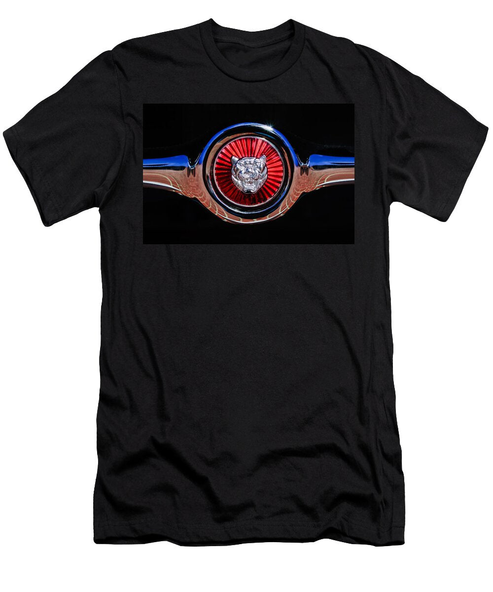 1967 Jaguar E Type Series I 42 Roadster Grille Emblem Jill Reger T-Shirt