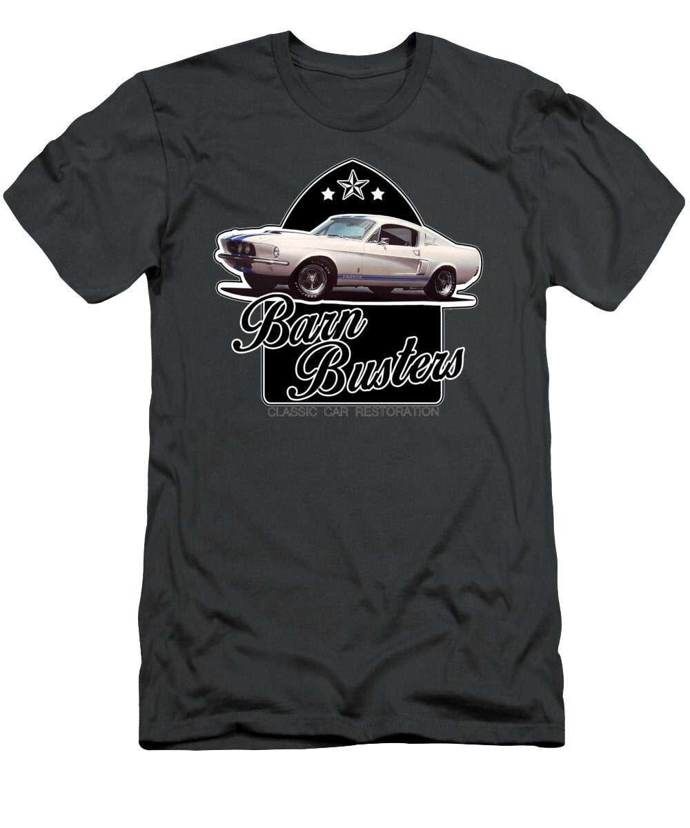 1967 Mustang Barn Buster Paul Kuras T-Shirt