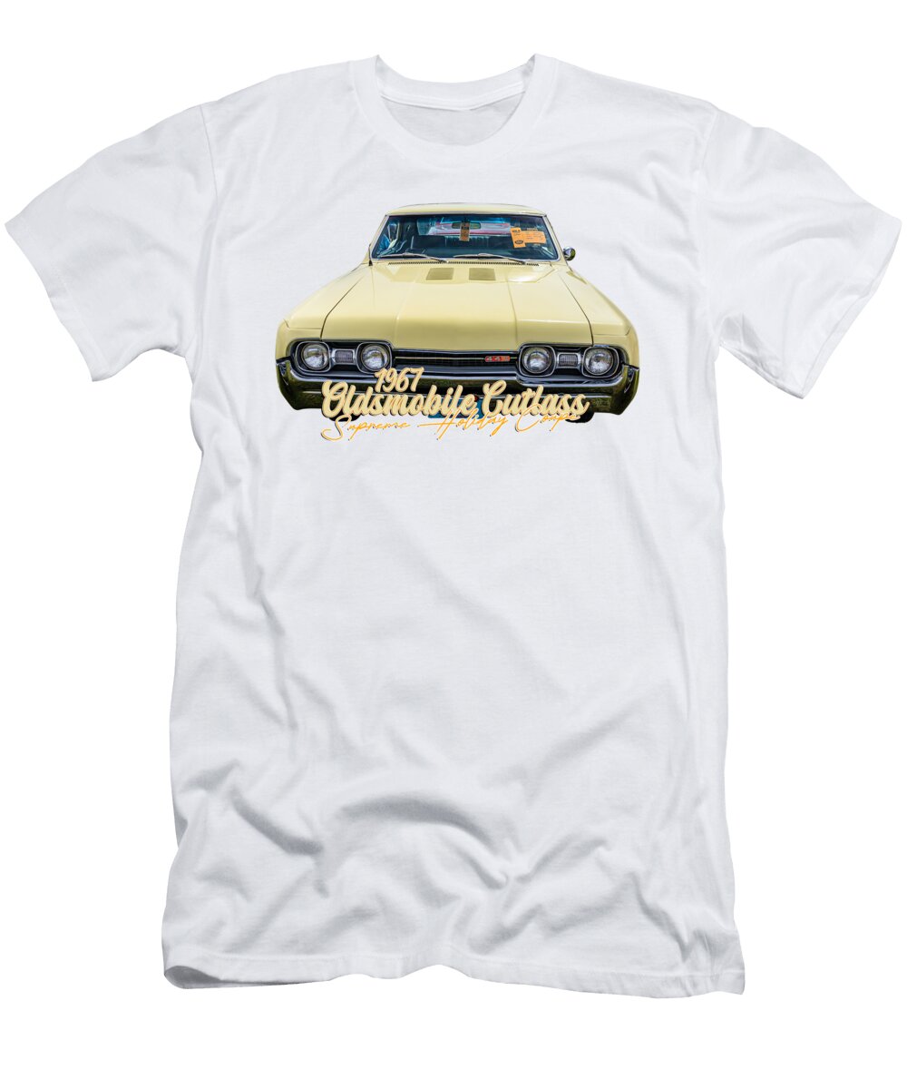 1967 Oldsmobile 442 Cutlass Supreme Holiday Coupe Gestalt Imagery T-Shirt