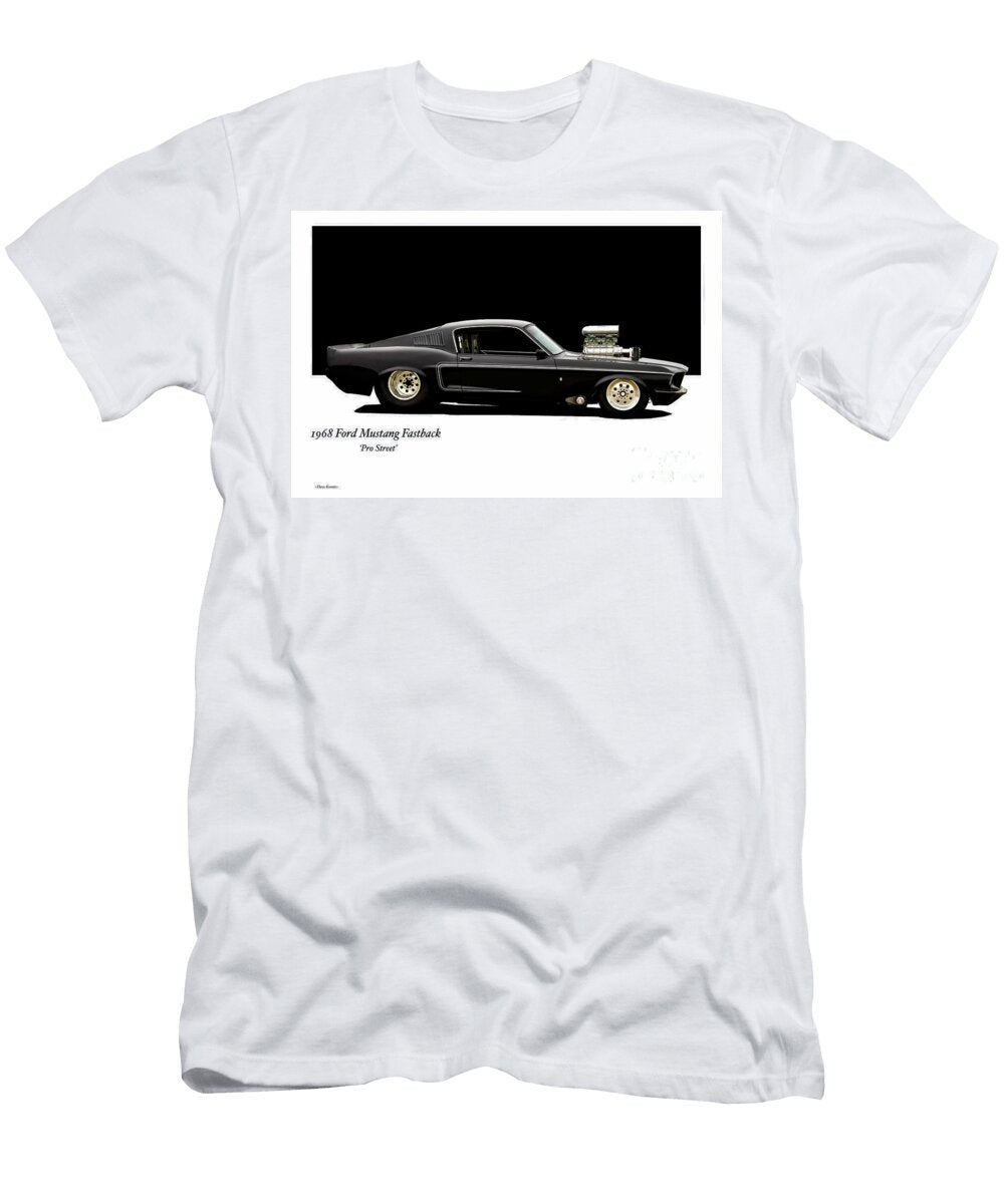 1968 Ford Mustang Pro Street Fastback Dave Koontz T-Shirt