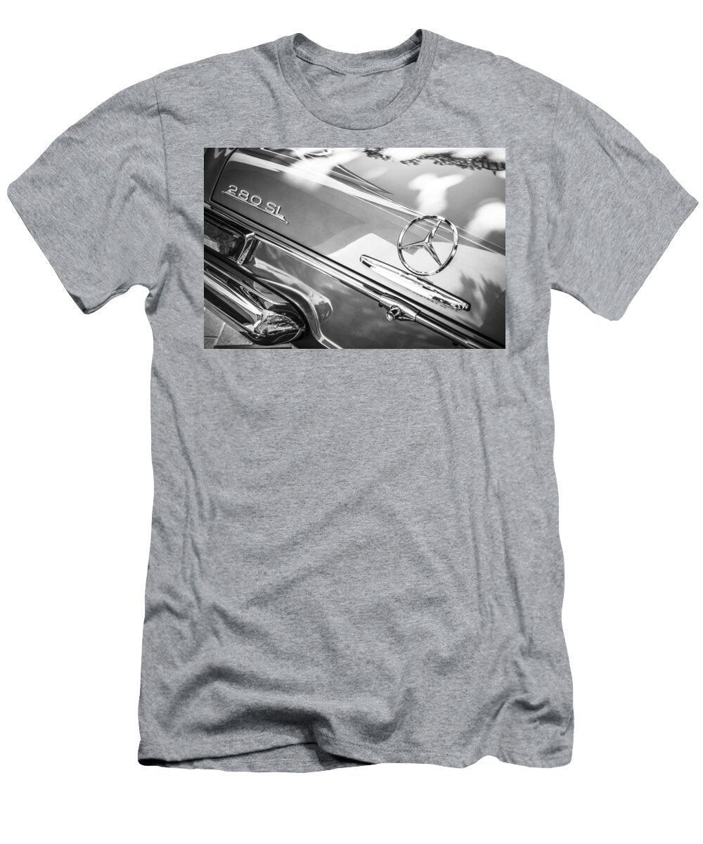 1968 Mercedes Benz 280 Sl Roadster Rear Emblem 0310bw Jill Reger T-Shirt