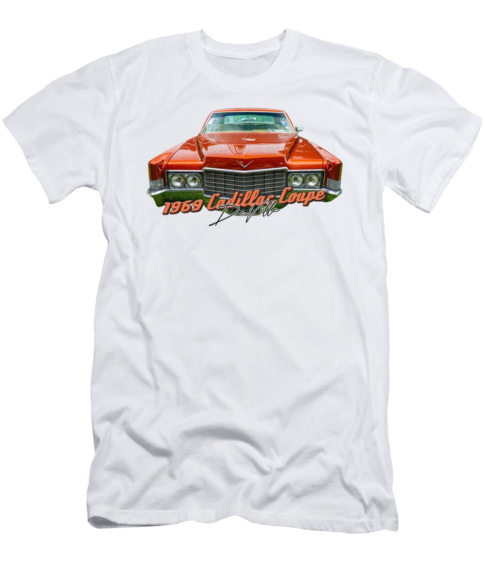 1969 Cadillac Coupe Deville Gestalt Imagery T-Shirt
