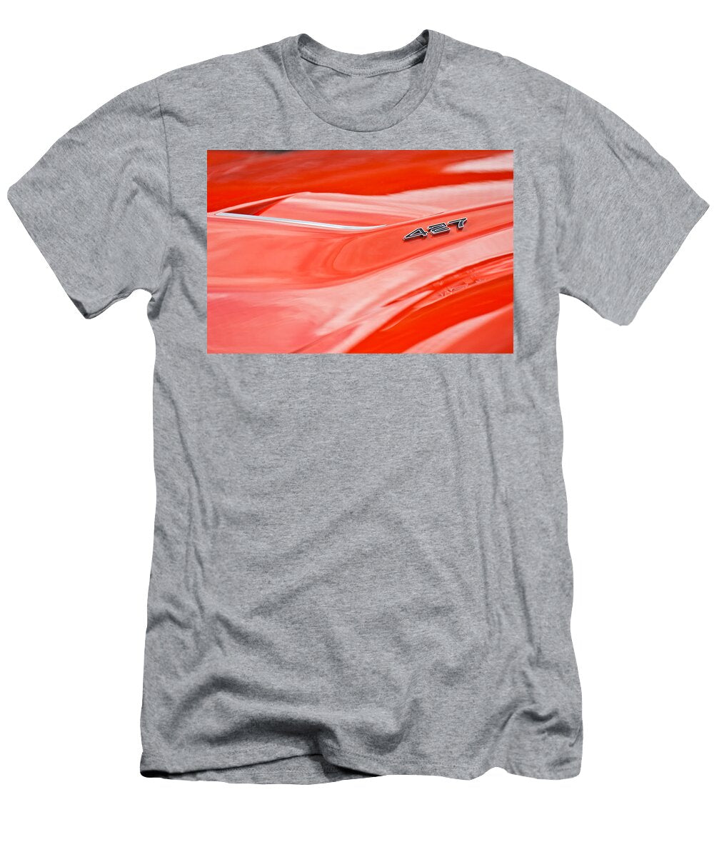 1969 Chevrolet Corvette Roadster 427 Hood Emblem Jill Reger T-Shirt