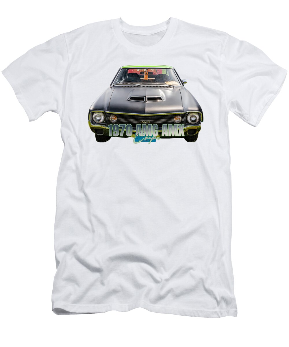 1970 Amc Amx Coupe Gestalt Imagery T-Shirt